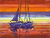 Nile Silhouette, Copyright 2002, Larry Welden -- Click to Expand...